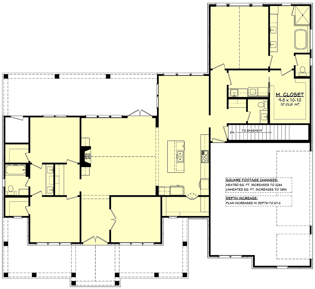House Plan 80899 Alternate Level One