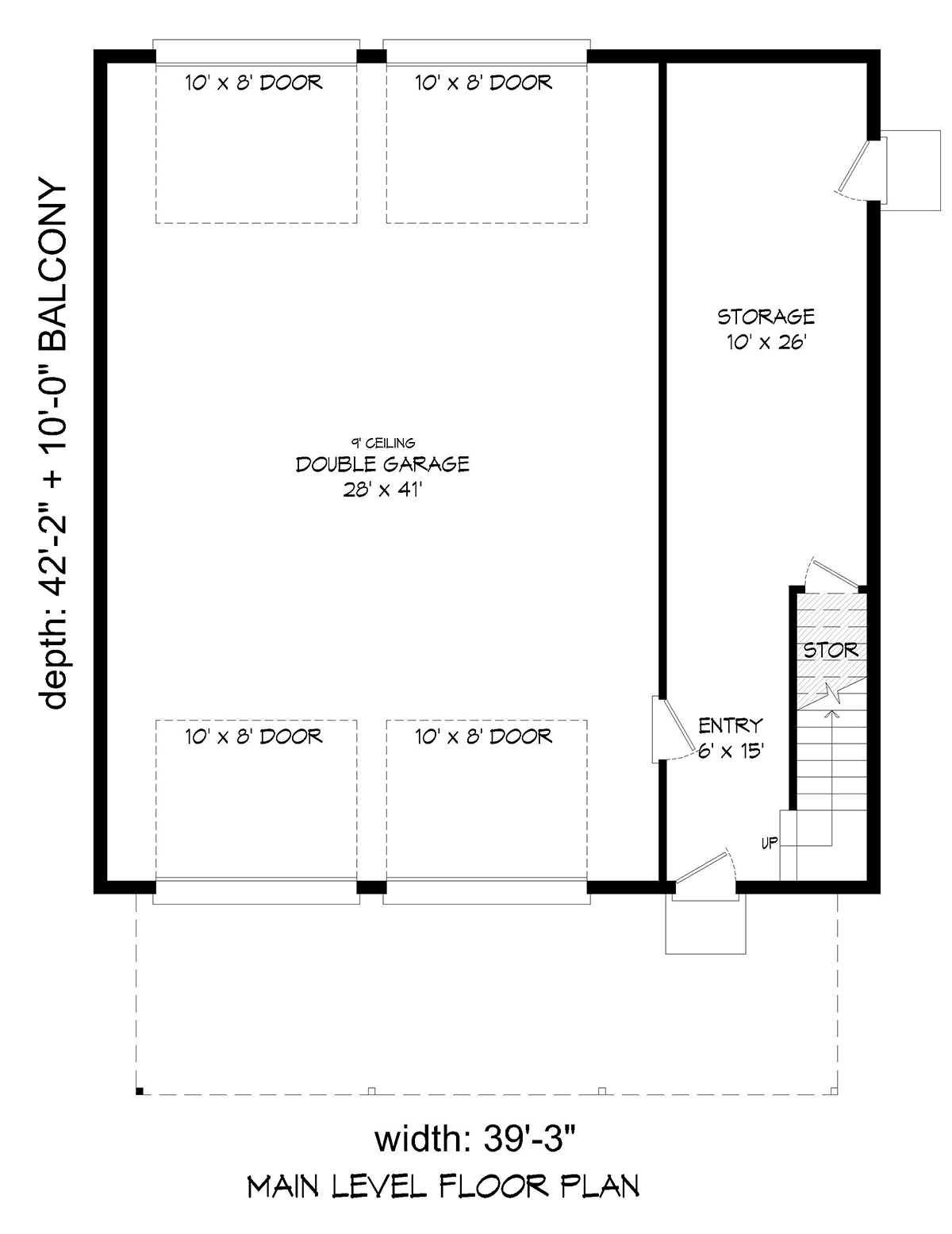 Contemporary Modern Level One of Plan 80915