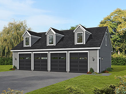 Country Farmhouse Traditional Elevation of Plan 80948