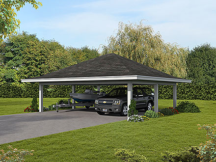 Traditional Elevation of Plan 80955