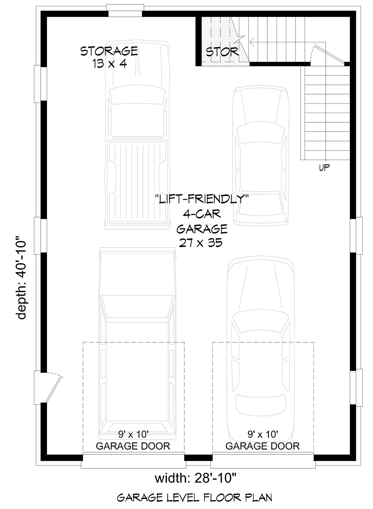 Country Farmhouse Ranch Traditional Level One of Plan 80956