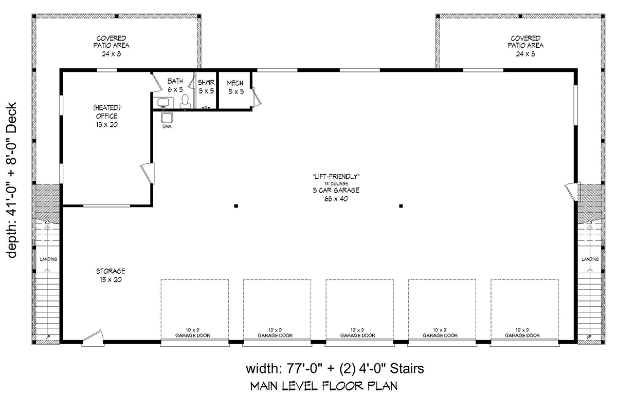 Country Traditional Level One of Plan 80969