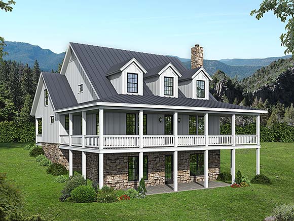 House Plan 80972 Elevation