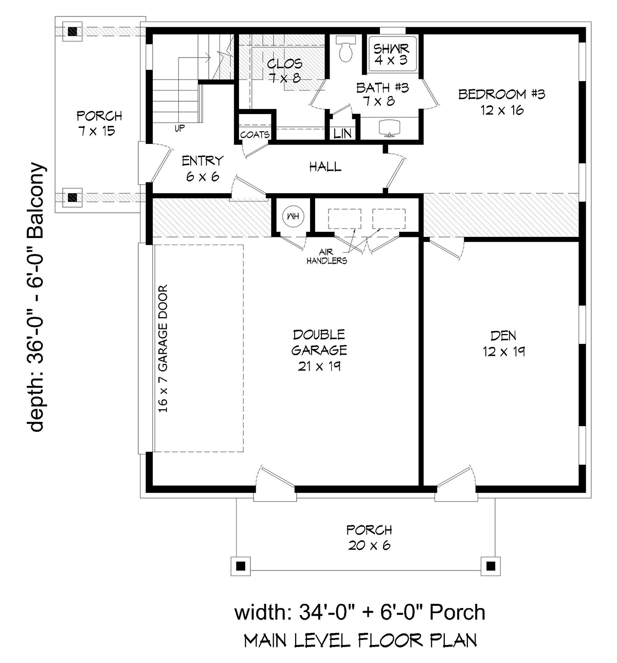 Coastal Contemporary Modern Level One of Plan 80979