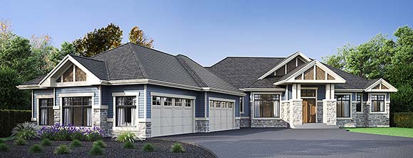 House Plan 81153 Elevation