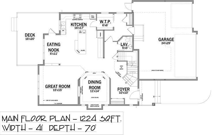 Traditional Level One of Plan 81154