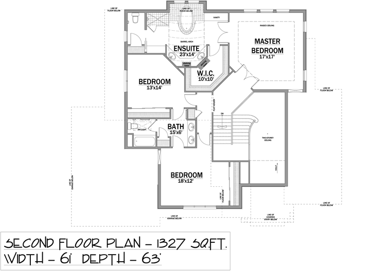 Traditional Level Two of Plan 81160