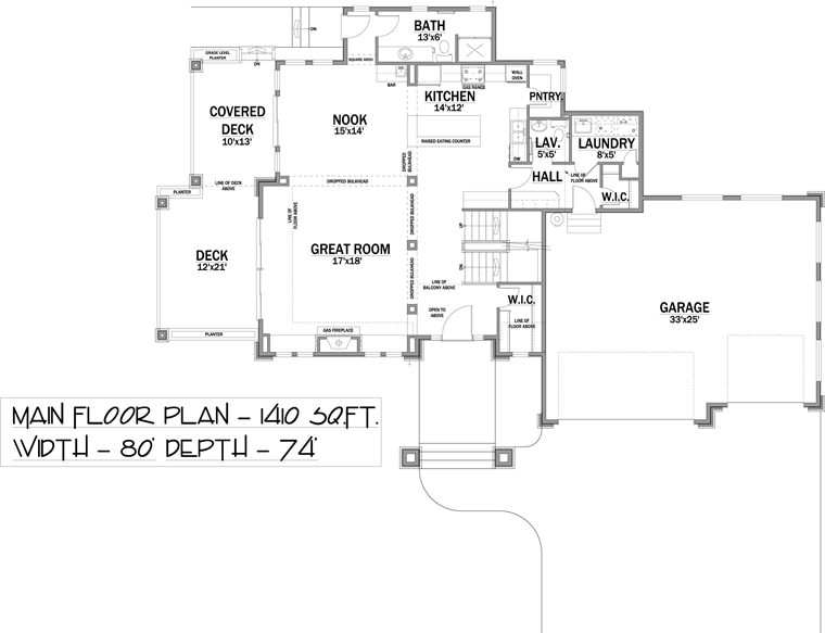 Traditional Level One of Plan 81178