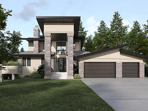 House Plan 81178 Elevation