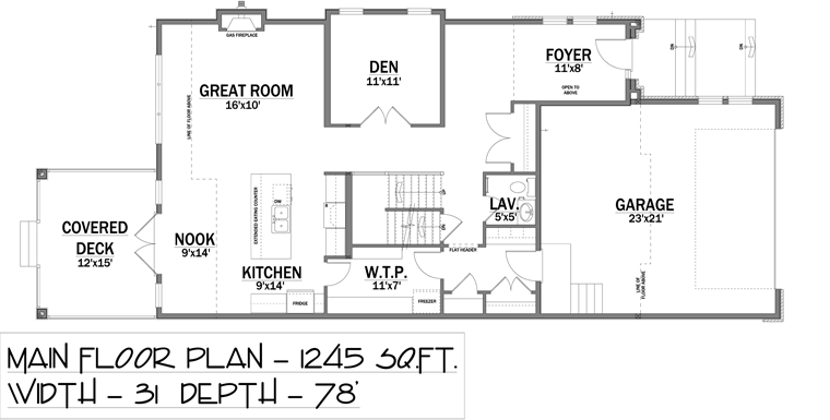 Traditional Level One of Plan 81179
