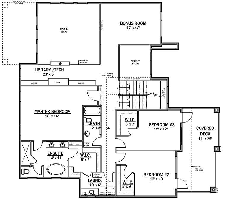 Contemporary Modern Level Two of Plan 81184