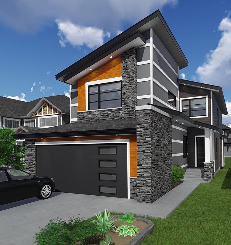  Modern  Style House  Plan  81186 with 2510 Sq Ft 3 Bed 2 