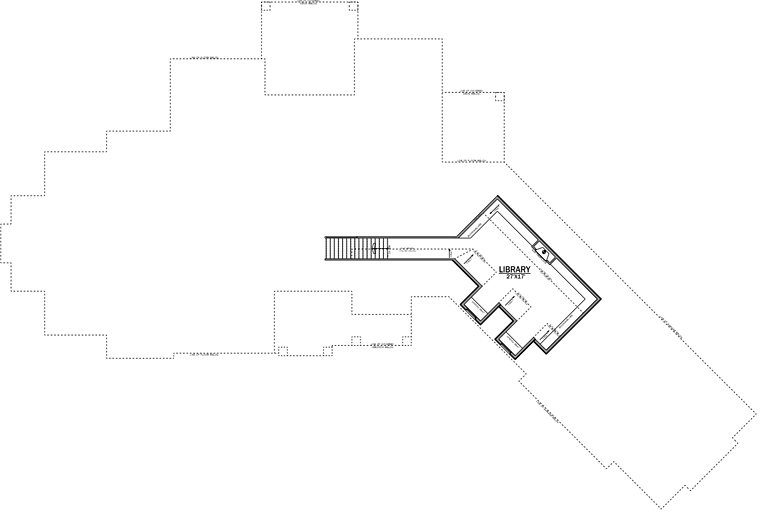 Country Craftsman Traditional Level Two of Plan 81187