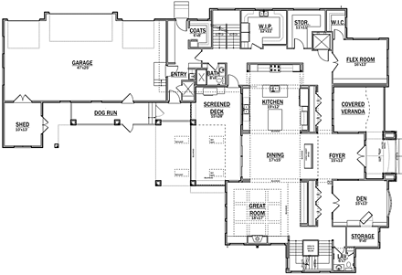 House Plan 81188 First Level Plan