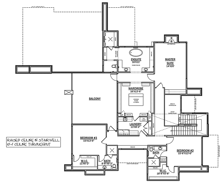 Contemporary Modern Level Two of Plan 81189