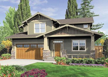 Bungalow Craftsman Elevation of Plan 81211