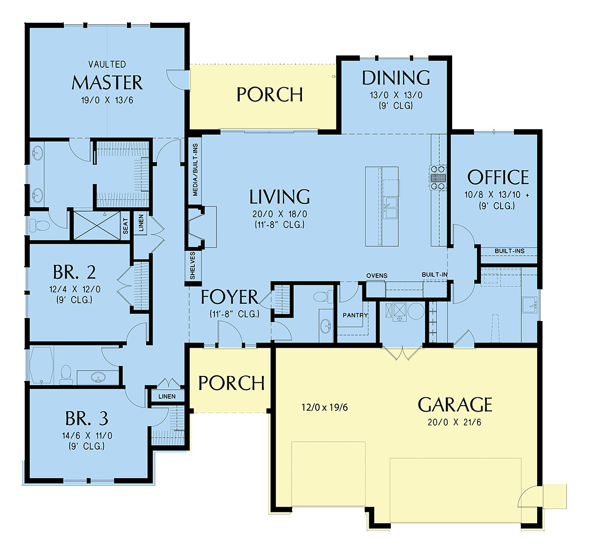 Craftsman Level One of Plan 81215