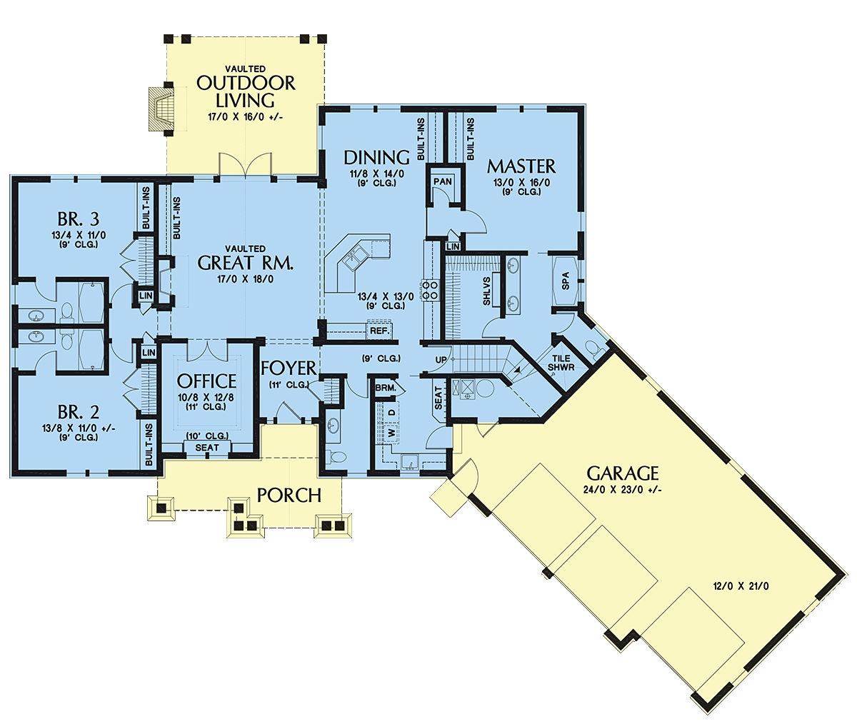 Craftsman Level One of Plan 81218