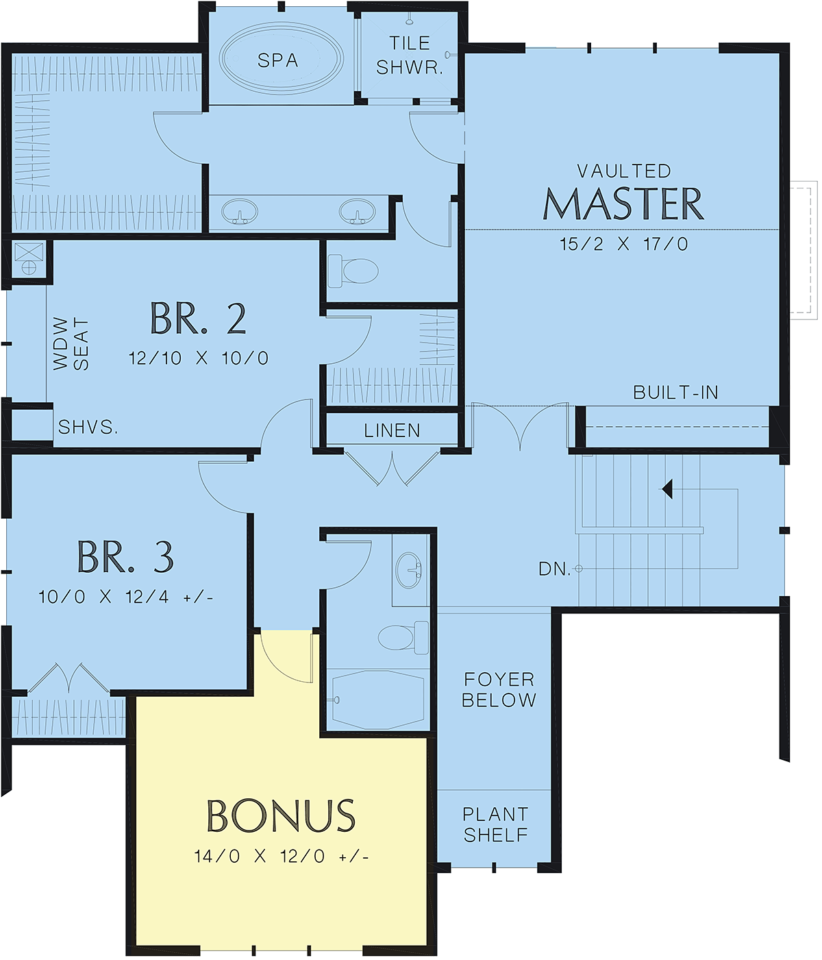 Bungalow Craftsman Traditional Level Two of Plan 81219