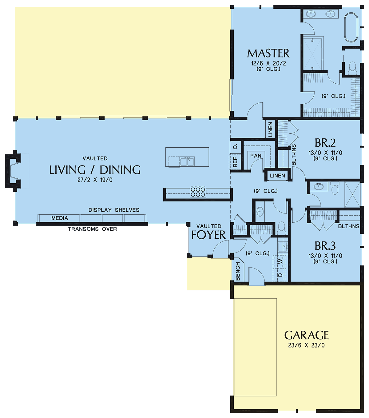 Contemporary Level One of Plan 81224
