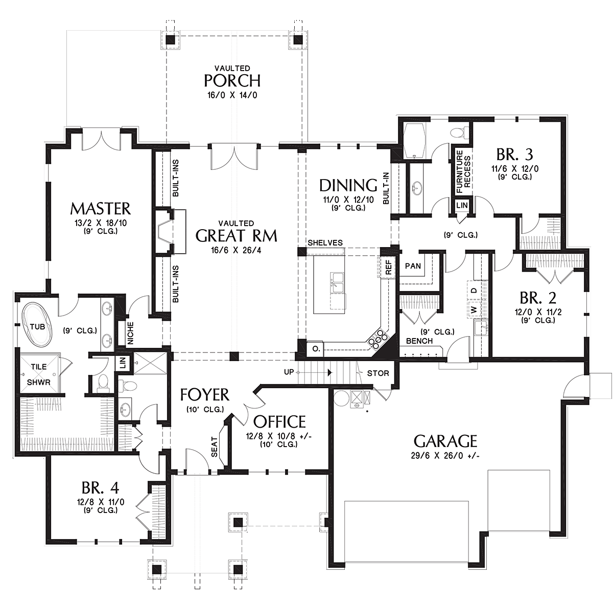 Craftsman Level One of Plan 81231