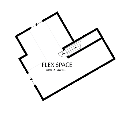 House Plan 81238 Second Level Plan