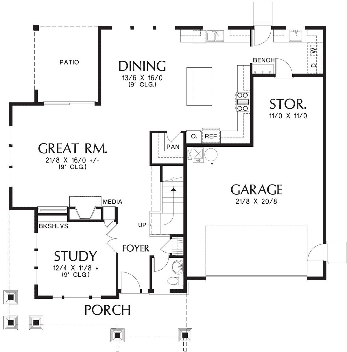 Craftsman Level One of Plan 81265