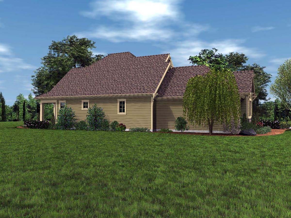 Craftsman, Traditional Plan with 3084 Sq. Ft., 4 Bedrooms, 4 Bathrooms, 3 Car Garage Picture 3