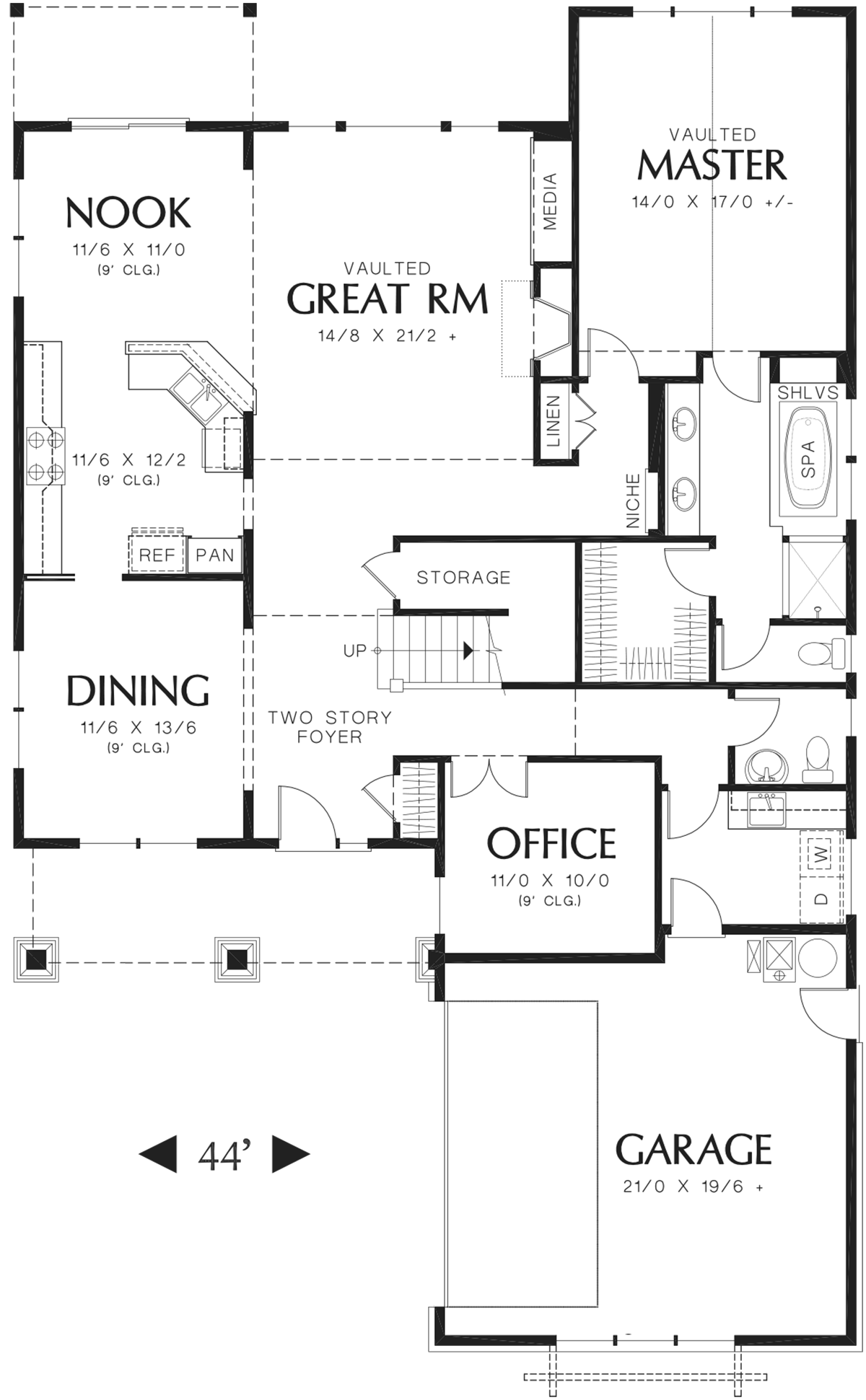 Craftsman Level One of Plan 81277