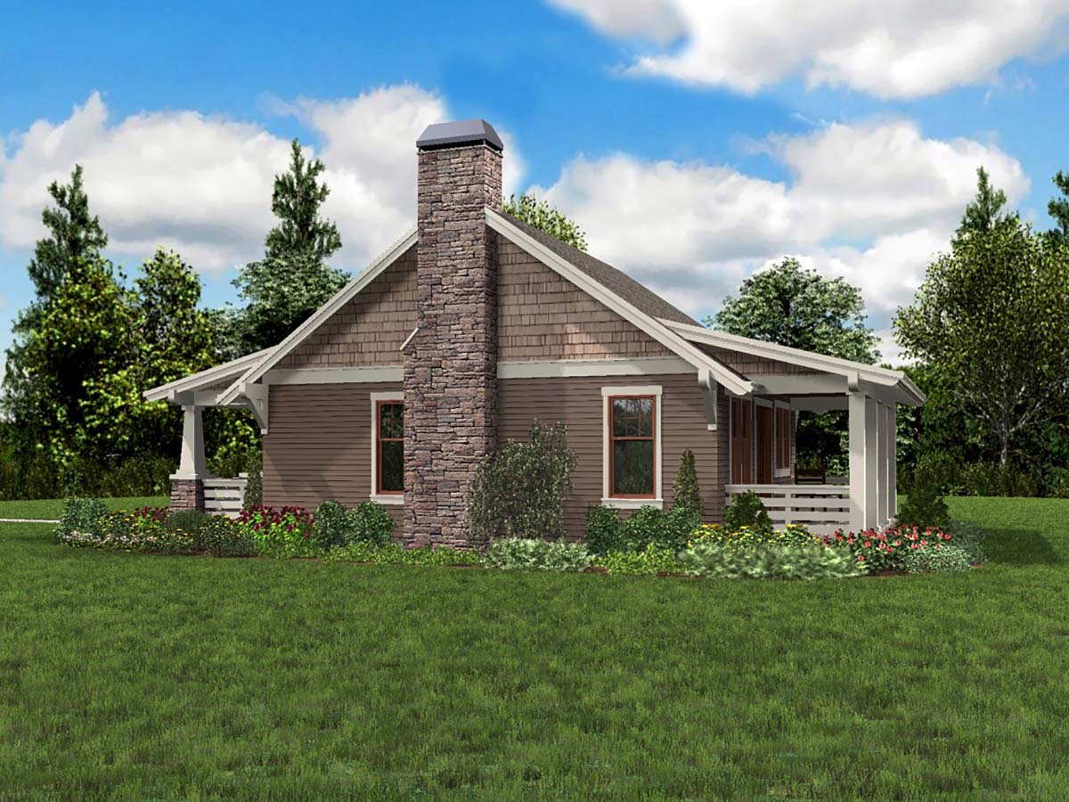 Plan 81289 | 1 Bedroom Cabin Home Plan