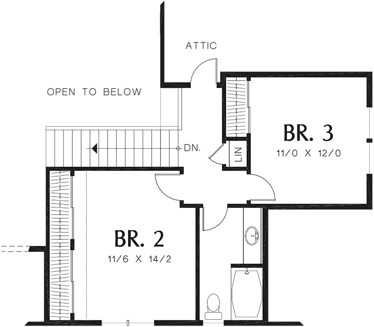 Bungalow Level Two of Plan 81300