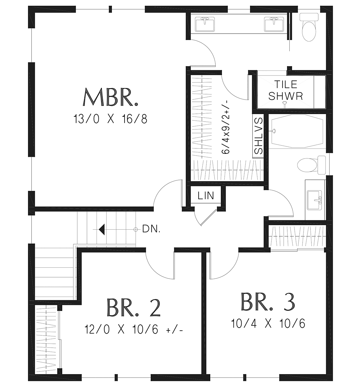 Contemporary Prairie Style Level Two of Plan 81339