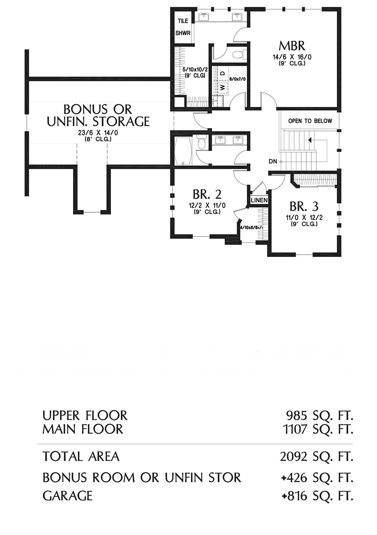 Farmhouse Level Two of Plan 81359