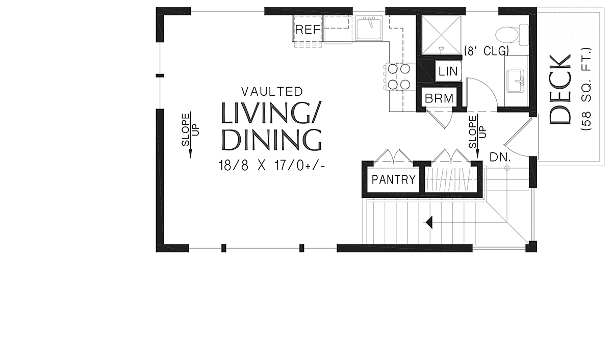Contemporary Level Two of Plan 81361