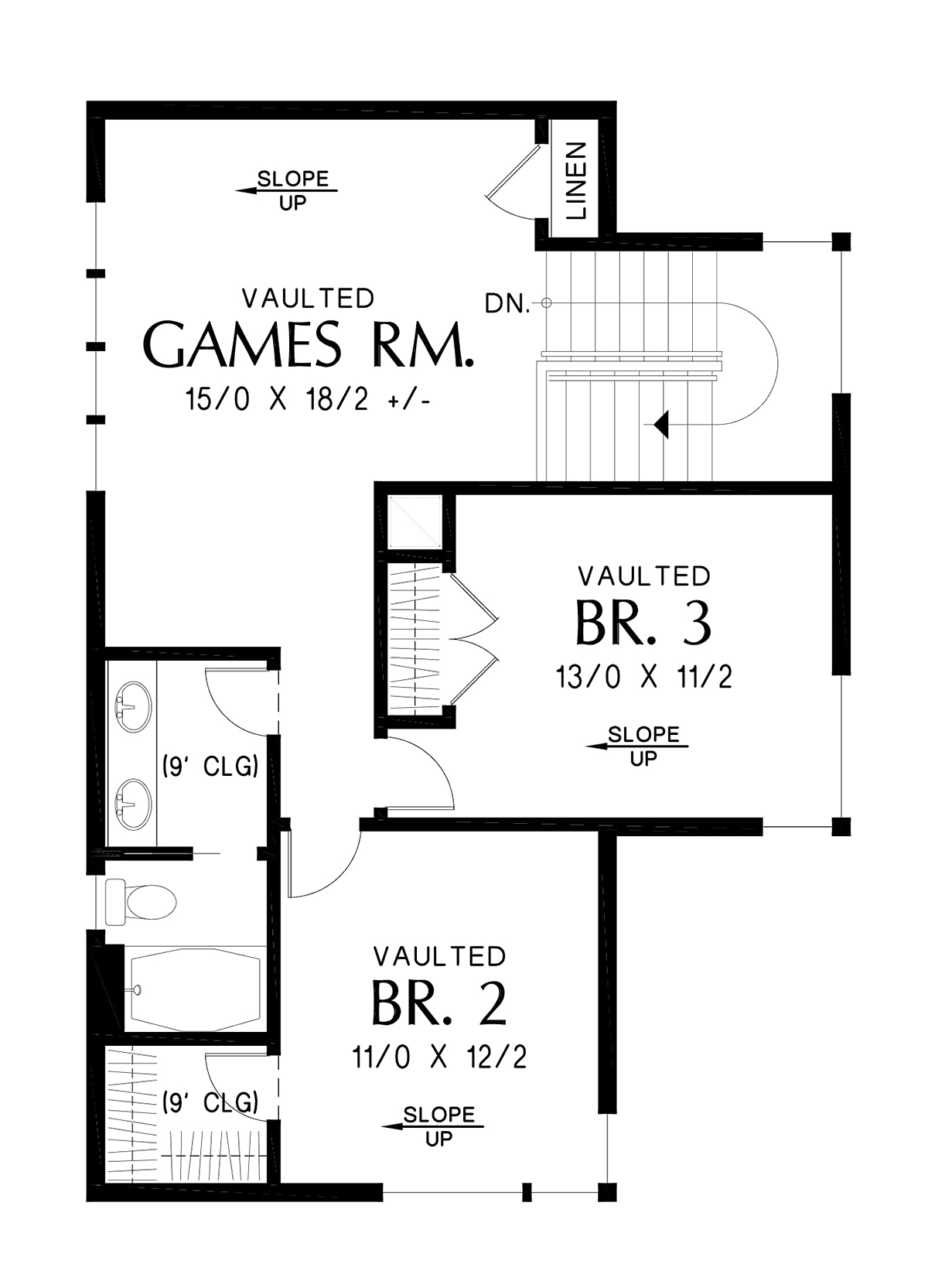 Contemporary Modern Level Two of Plan 81367