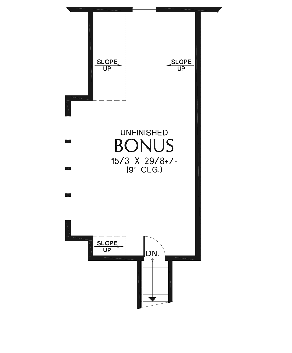 Farmhouse Ranch Level Two of Plan 81370