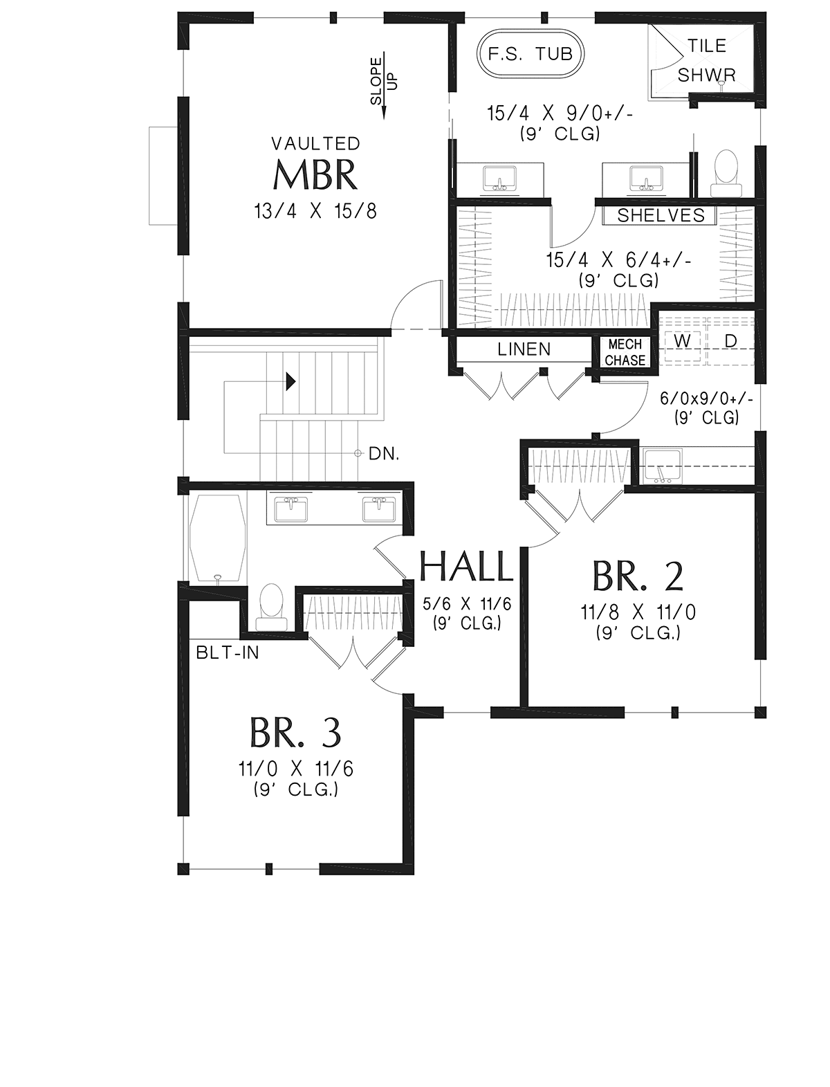 House Plan 81376 Level Two