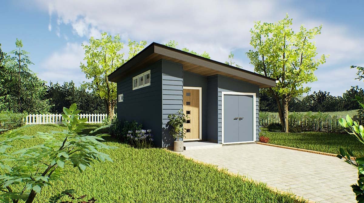 Contemporary Plan with 442 Sq. Ft., 1 Bedrooms, 1 Bathrooms Picture 2