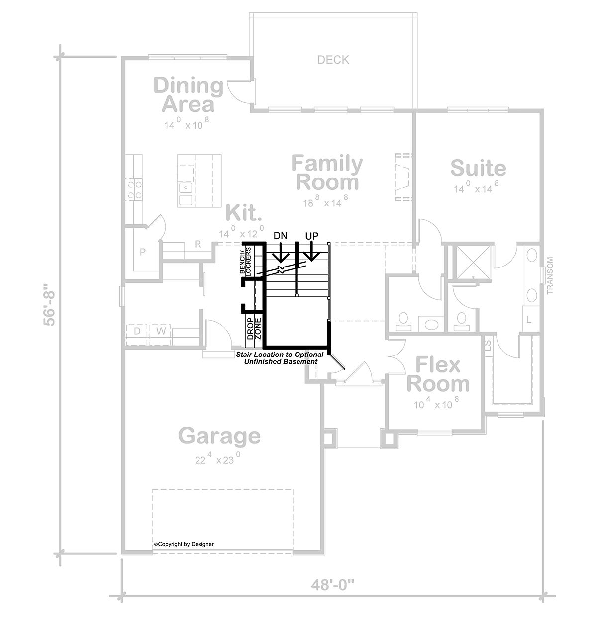 Modern Alternate Level One of Plan 81409