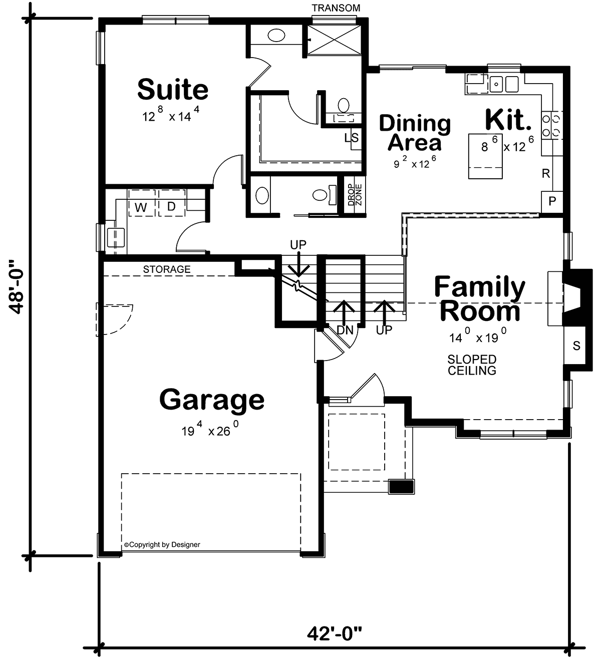 Contemporary Level One of Plan 81431