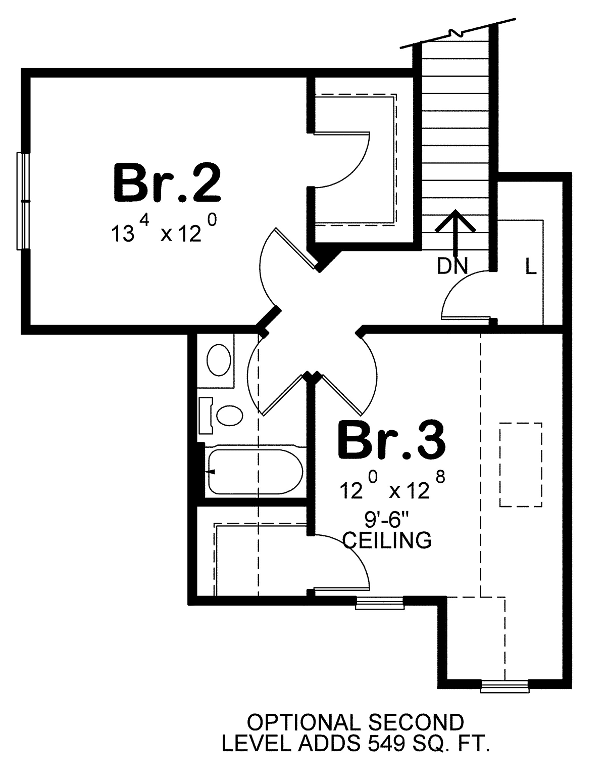 Traditional Level Two of Plan 81435