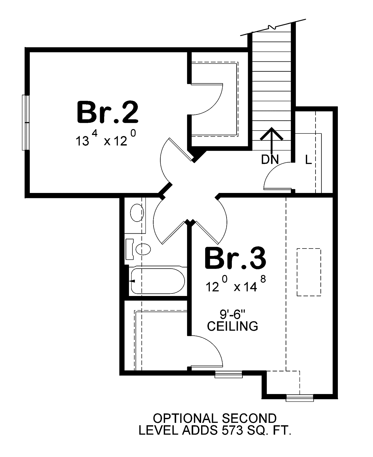 Traditional Alternate Level Two of Plan 81435