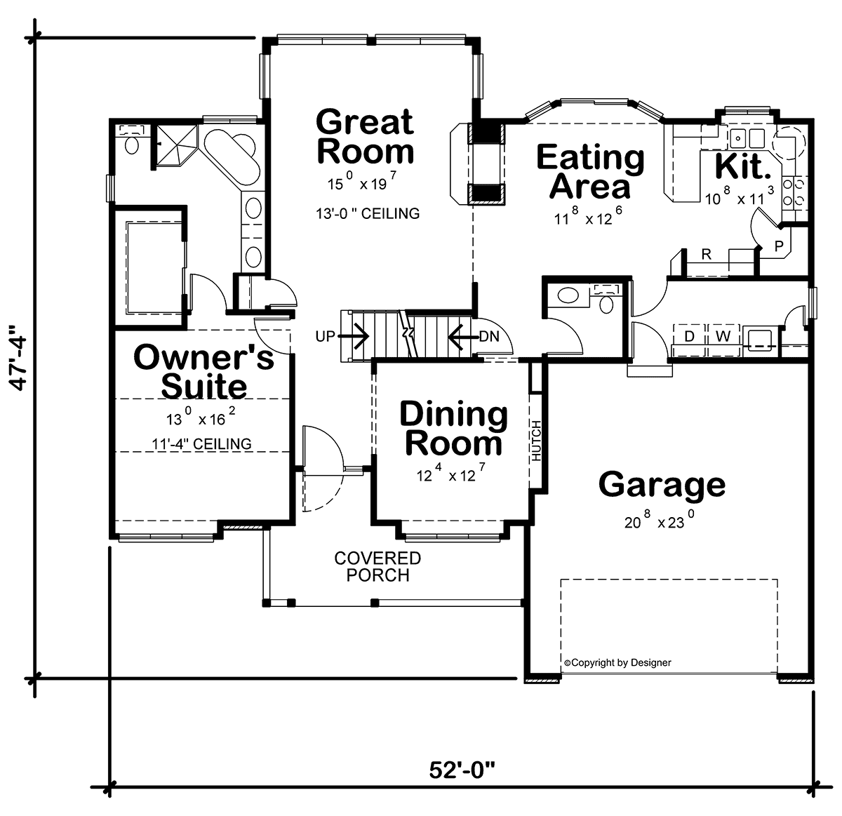 Traditional Level One of Plan 81439