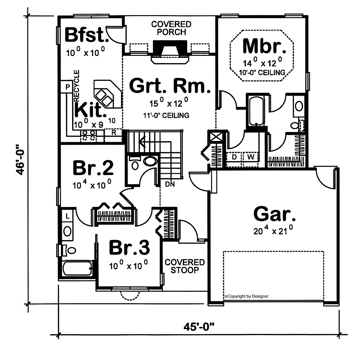 Traditional Level One of Plan 81441