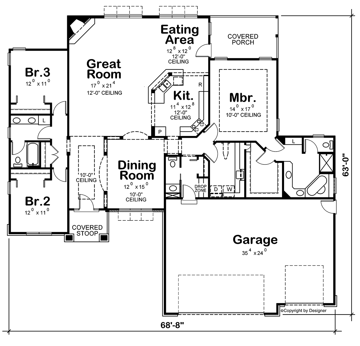 Traditional Level One of Plan 81447