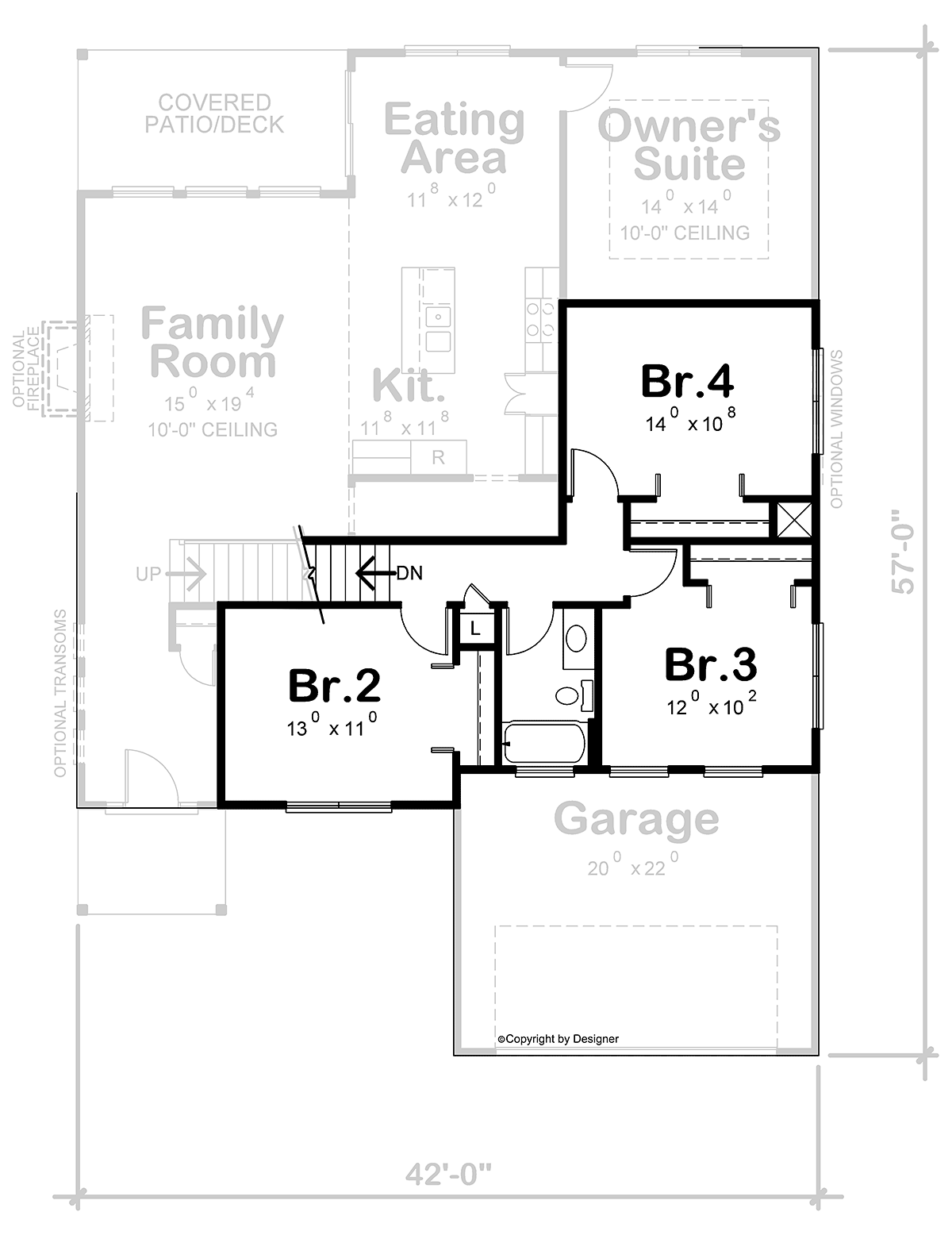 Traditional Level Two of Plan 81453