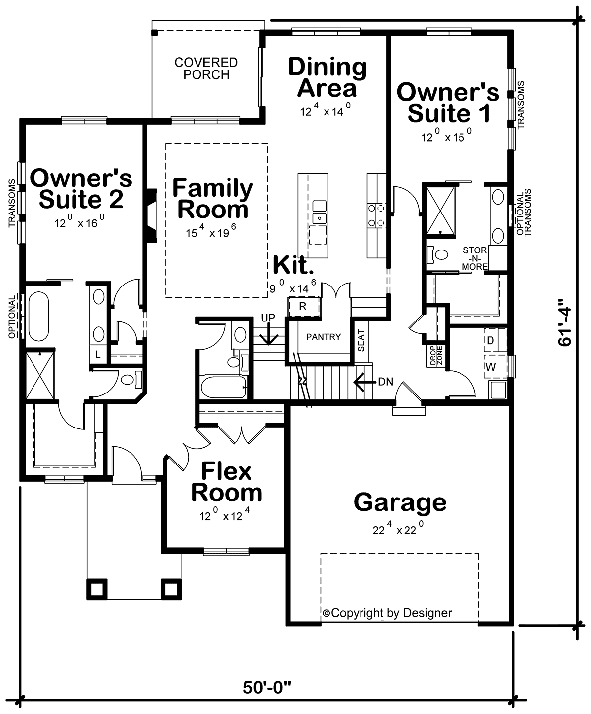 Contemporary Level One of Plan 81454