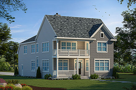 Traditional Elevation of Plan 81462