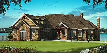 House Plan 81464 Elevation