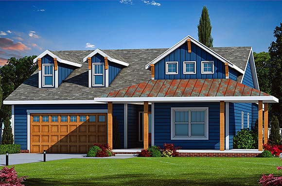 House Plan 81465 Elevation